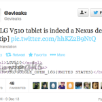 LG V510 : serait-ce la première Google Nexus 8 ? LG V510 : serait-ce la première Google Nexus 8 ?