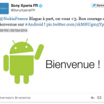 Nokia et Sony s’affrontent sur Twitter Nokia et Sony s’affrontent sur Twitter