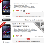Free Mobile : les Xperia Z1 et E1 s&rsquo;invitent en boutique