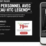 Le HTC Legend chez Virgin Mobile Canada Le HTC Legend chez Virgin Mobile Canada