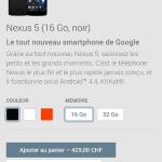 En Suisse, le Google Play référence enfin les Nexus En Suisse, le Google Play référence enfin les Nexus