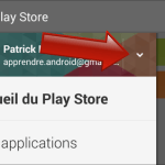 Comment définir le compte Google par défaut sur le Google Play ?