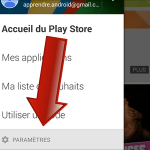 Comment paramétrer Google Play Store sur Android ?