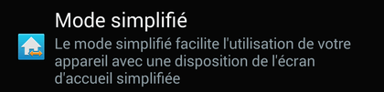Comment activer le Mode Simplifié sur Android ?
