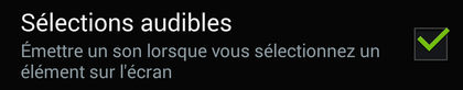 Comment émettre un son lors de l’appui d’une touche sur Android ?
