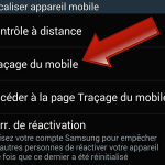 Contrôler le changement de carte SIM du téléphone (Samsung Galaxy)