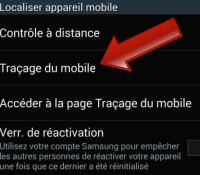 Contrôler le changement de carte SIM du téléphone (Samsung Galaxy)