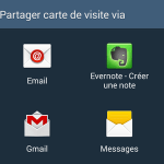 Comment partager un contact sur Android ?