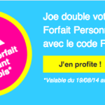 Joe Mobile double les appels et la data de son forfait personnalisable pendant 6 mois Joe Mobile double les appels et la data de son forfait personnalisable pendant 6 mois