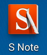 Aperçu de l&rsquo;application S Note sur Samsung Galaxy Note