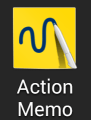 Aperçu de l&rsquo;application Action Memo