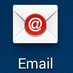 Fonctionnement de l&rsquo;application Email sur Android