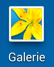Aperçu de l’application Galerie sur Android
