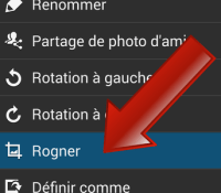 Comment rogner une photo sur Android ?