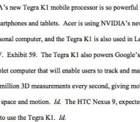 Un extrait du document trouvé sur le site de Nvidia