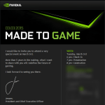 Nvidia : la Shield Tablet en Tegra X1 annoncée le 3 mars prochain ? Nvidia : la Shield Tablet en Tegra X1 annoncée le 3 mars prochain ?