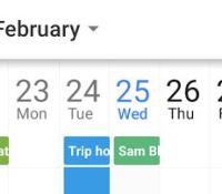 vue semaine google agenda