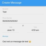 Comment programmer l&rsquo;envoi d&rsquo;un message sur Android ?