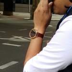Moto 360, la nouvelle version répérée sur un poignet Moto 360, la nouvelle version répérée sur un poignet