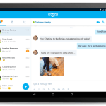 Skype pour Android est désormais adapté aux tablettes Skype pour Android est désormais adapté aux tablettes