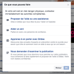 Facebook lance son option anti-suicide Facebook lance son option anti-suicide