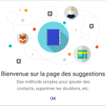 Google Contacts ajoute des suggestions intelligentes