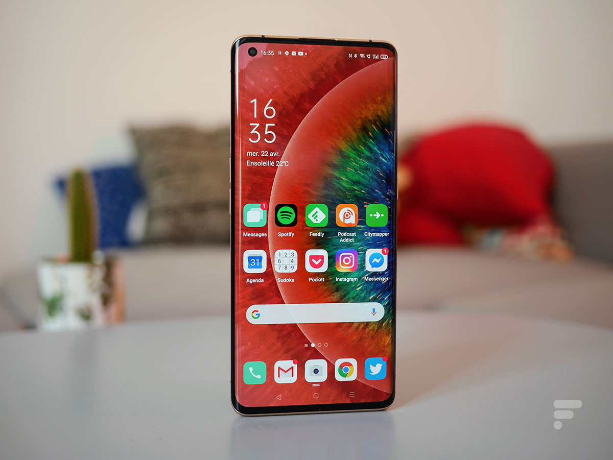 L'Oppo Find X2 Pro // Source : Geoffroy Husson pour Frandroid L'Oppo Find X2 Pro // Source : Geoffroy Husson pour Frandroid