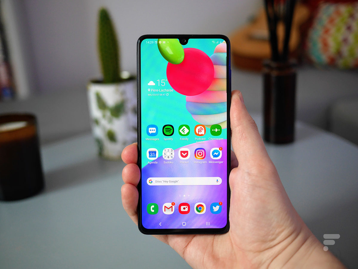 Le Samsung Galaxy A41 // Source : Frandroid Le Samsung Galaxy A41 // Source : Frandroid