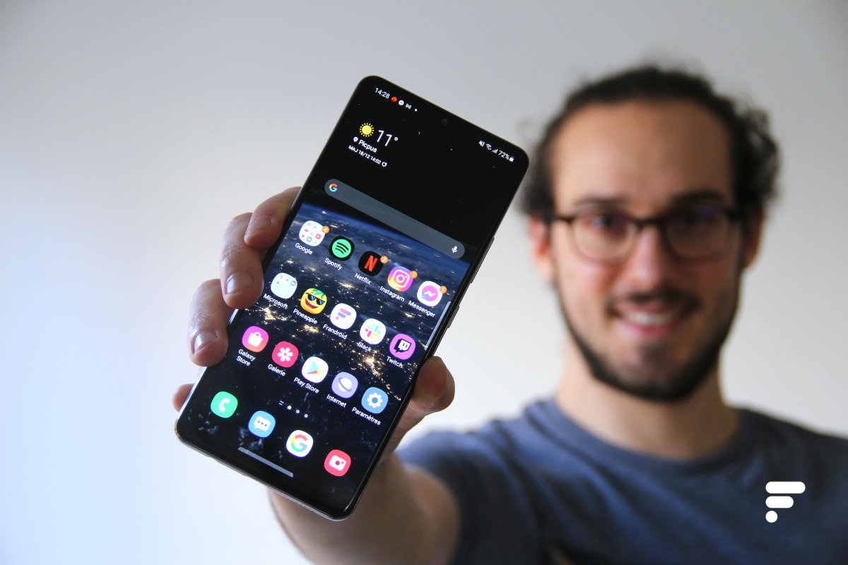 Samsung Galaxy A42 5G, notre test ! // Source : Frandroid Samsung Galaxy A42 5G, notre test ! // Source : Frandroid