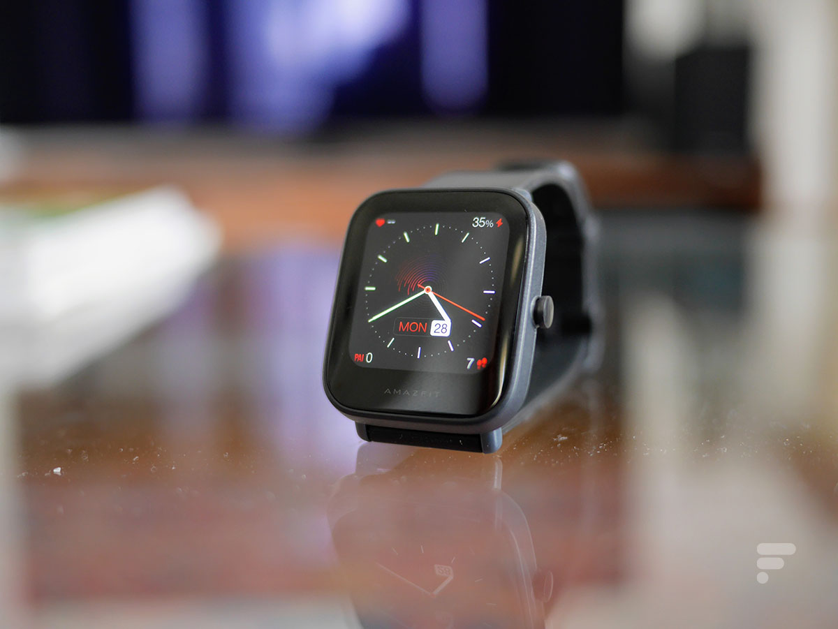 La montre Amazfit Bip U Pro // Source : Frandroid La montre Amazfit Bip U Pro // Source : Frandroid