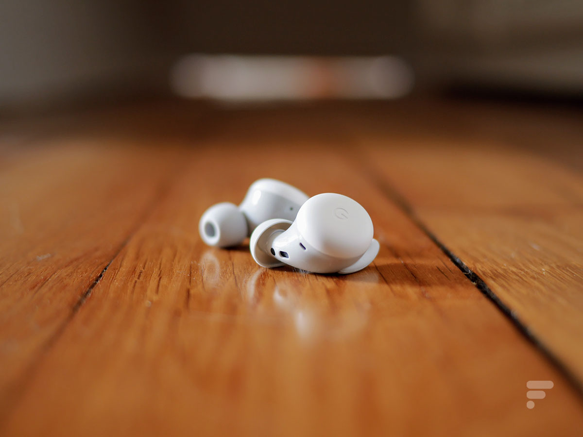 Les Google pixel Buds A pour illustration // Source : Frandroid Les Google pixel Buds A pour illustration // Source : Frandroid