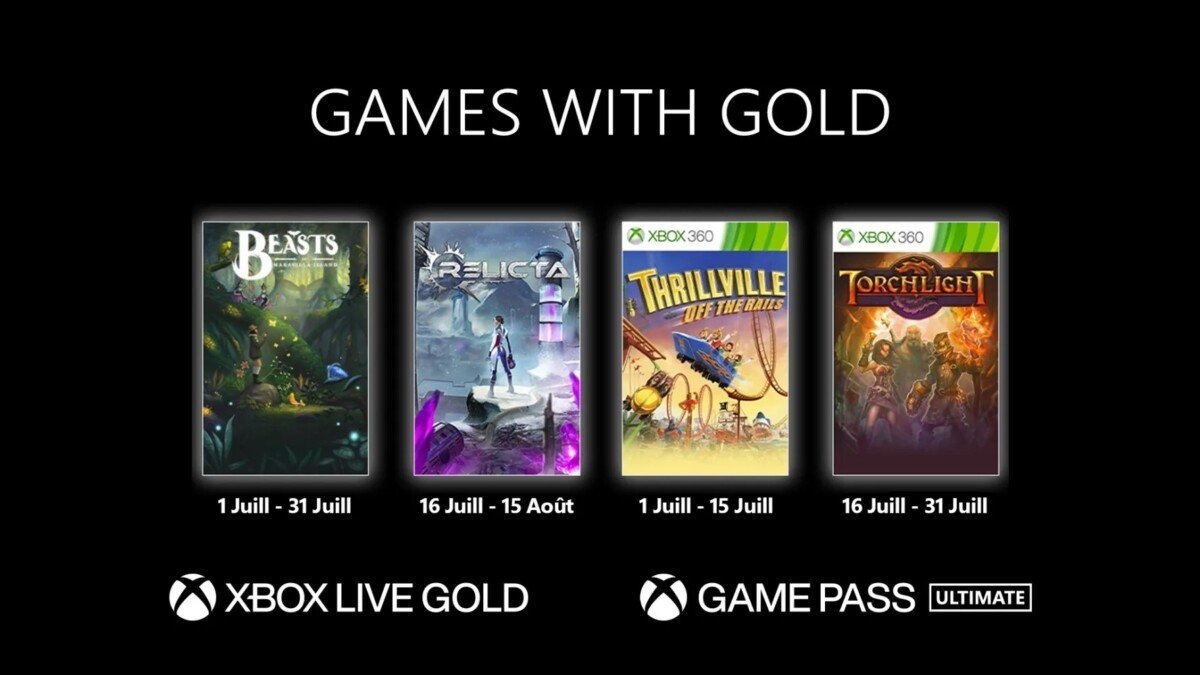 Les jeux Xbox Live Gold Les jeux Xbox Live Gold