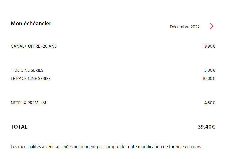 Facture de décembre 2022 Facture de décembre 2022