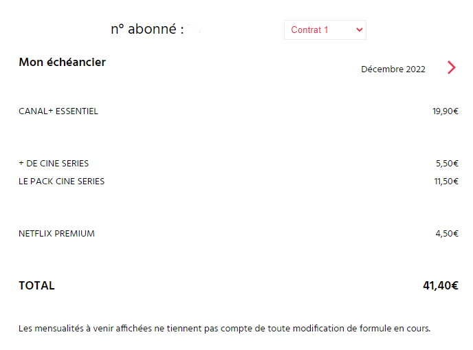 Facture de décembre 2022 Facture de décembre 2022