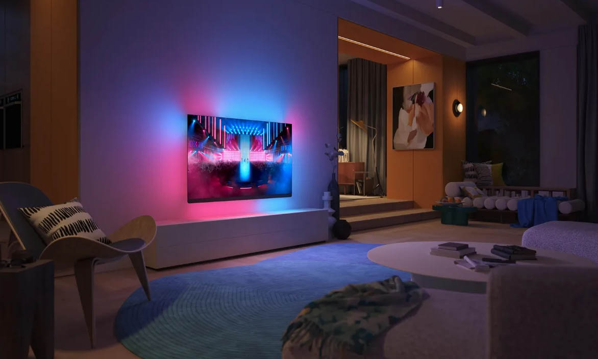 Philips 55OLED909 // Source : Sylvain Pichot / Frandroid Philips 55OLED909 // Source : Sylvain Pichot / Frandroid