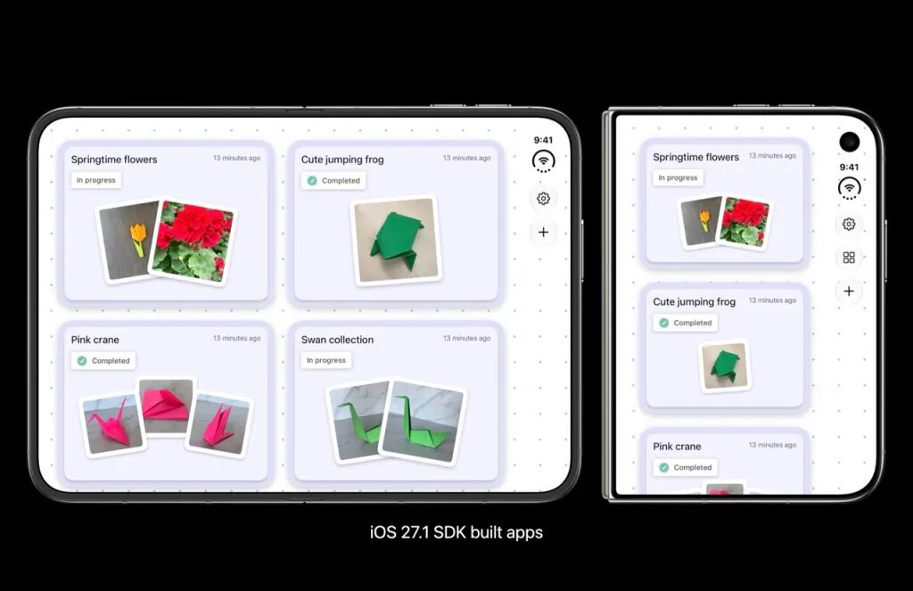 App optimisée pour iOS 27 App optimisée pour iOS 27